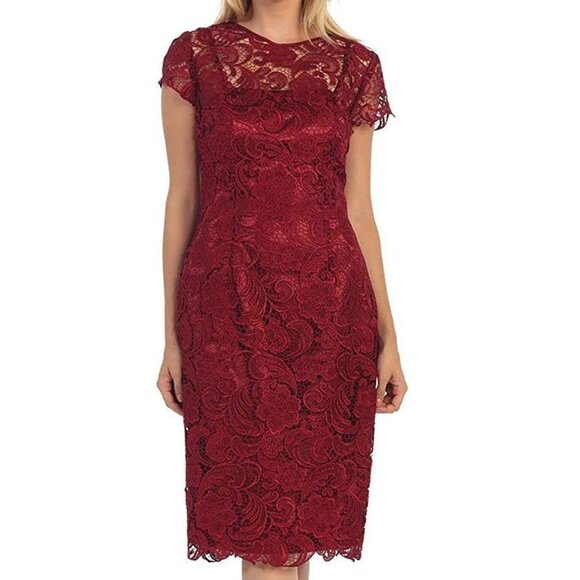 NWT May Queen MQ1106 Homecoming Dress Red Size 3XL - Picture 1 of 7